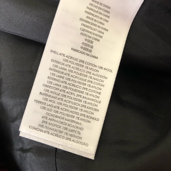 MICHAEL Michael Kors MK Size 8 Gold Tweed Wool Blend Cropped Blazer Lined - Picture 8 of 8